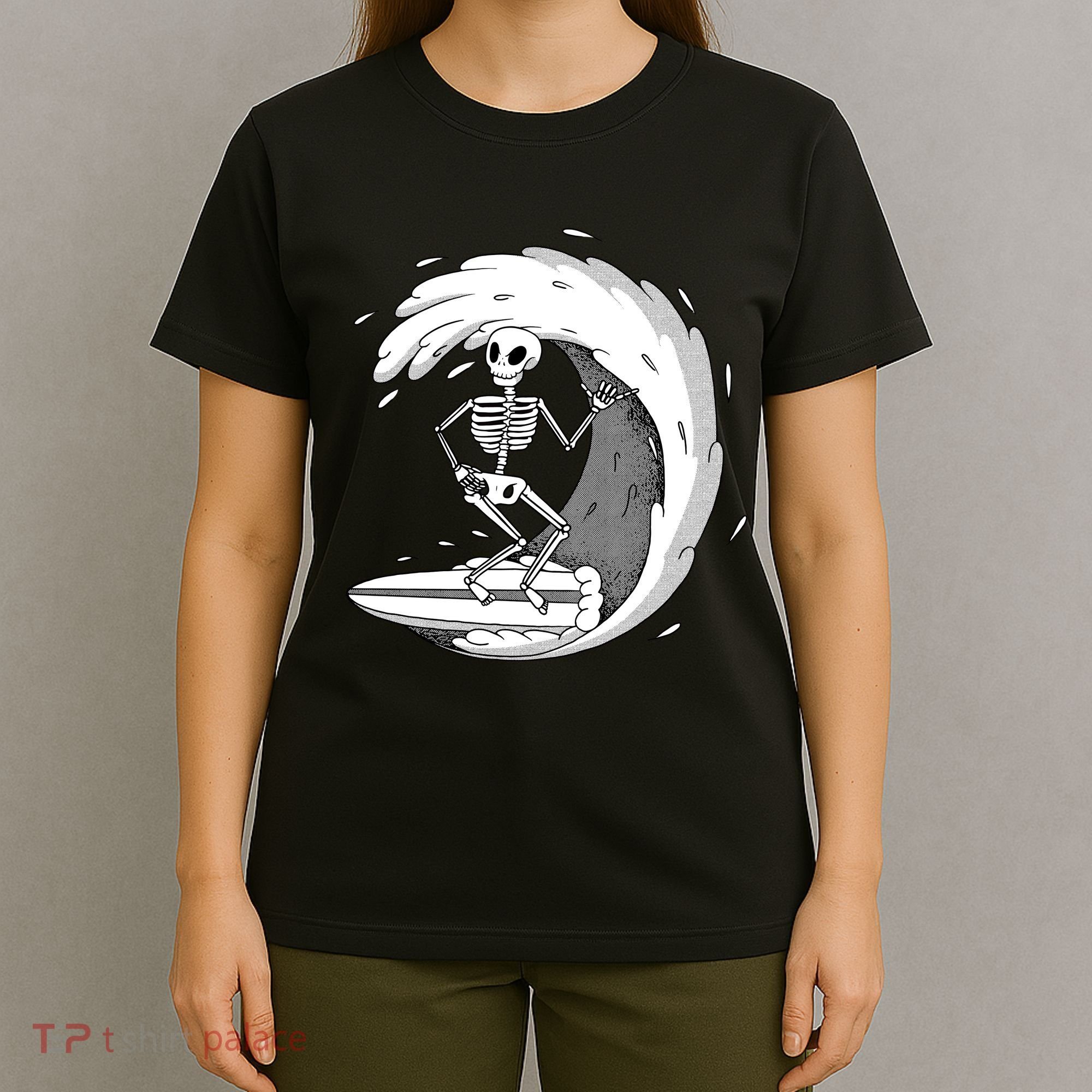 Surfing Skeleton T-Shirt