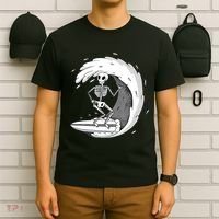 Surfing Skeleton T-Shirt thumb 6