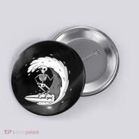 Surfing Skeleton Button thumb 0