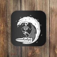Surfing Skeleton Coaster thumb 0
