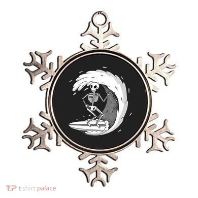 Surfing Skeleton Ornament