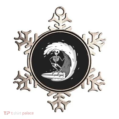 Surfing Skeleton Ornament