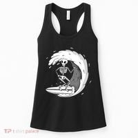 Surfing Skeleton Women's Tank Top thumb 0