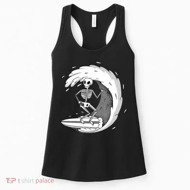 Surfing Skeleton Women's Tank Top
