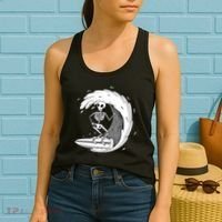 Surfing Skeleton Women's Tank Top thumb 2