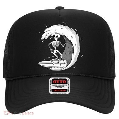 Surfing Skeleton Hat