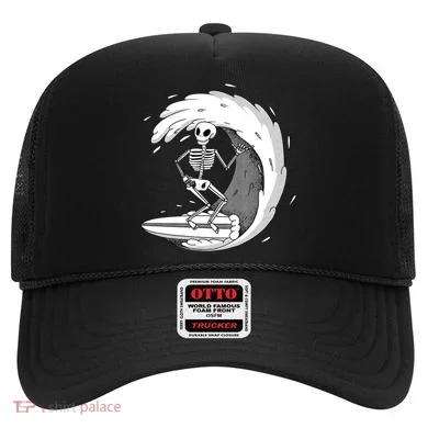 Surfing Skeleton Hat