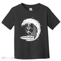 Surfing Skeleton Toddler T-Shirt thumb 0