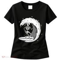Surfing Skeleton Women's T-Shirt thumb 0