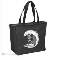 Surfing Skeleton Tote Bag thumb 2