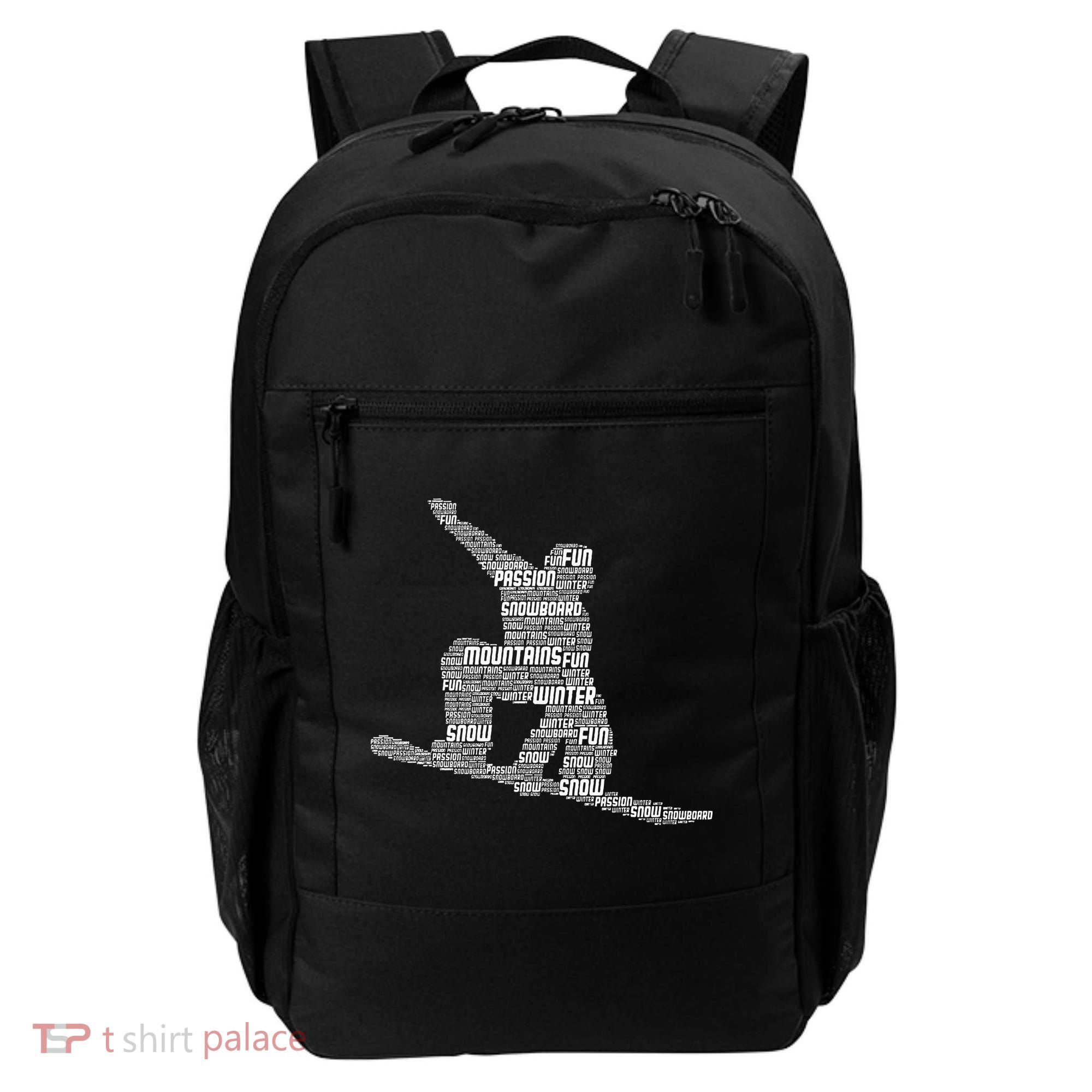 Snowboard Snowboarder Snowboarding Backpack