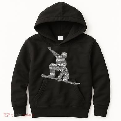 Snowboard Snowboarder Snowboarding Kids Hoodie