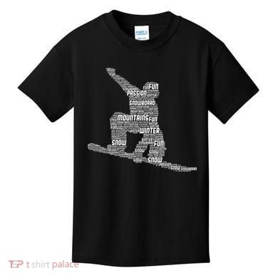 Snowboard Snowboarder Snowboarding Kids T-Shirt
