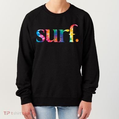 Surf Summer Surfing Rainbow Women's Sweatshirt