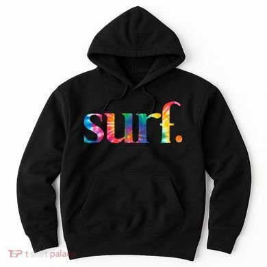 Surf Summer Surfing Rainbow Hoodie