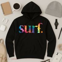 Surf Summer Surfing Rainbow Hoodie thumb 3