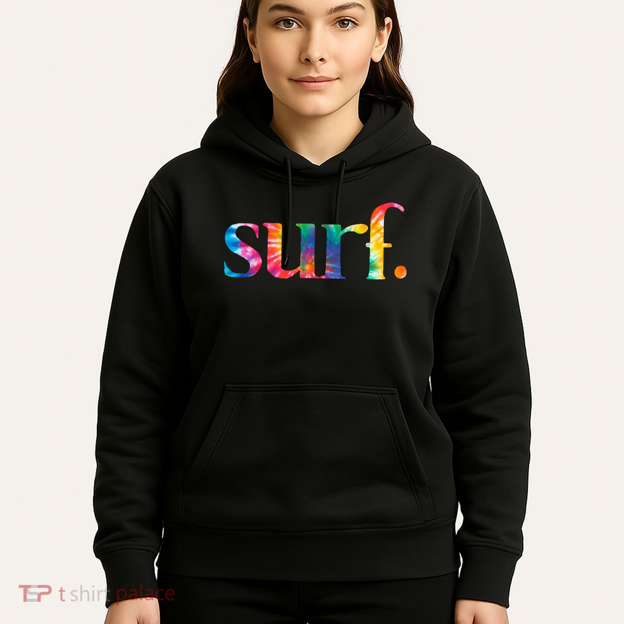 Surf Summer Surfing Rainbow Hoodie
