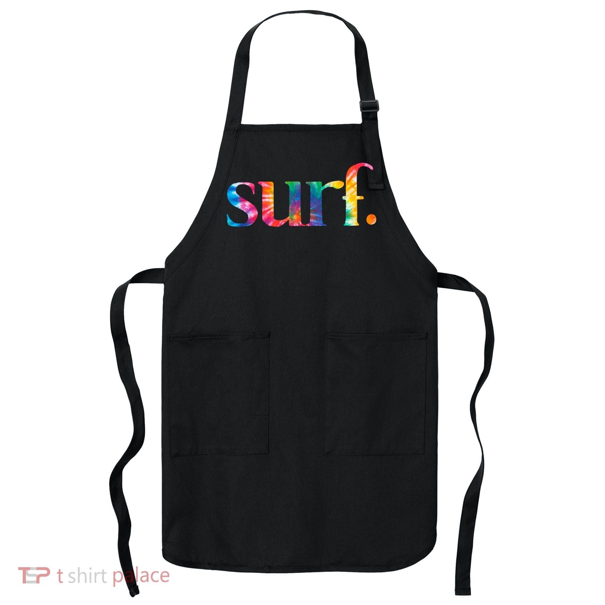 Surf Summer Surfing Rainbow Apron