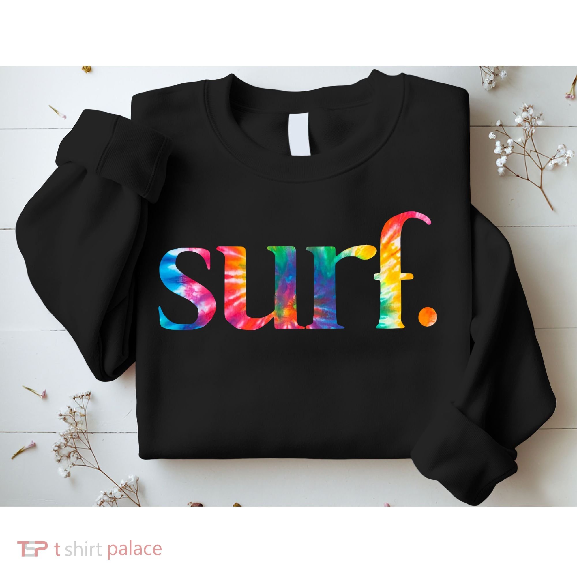 Surf Summer Surfing Rainbow Sweatshirt