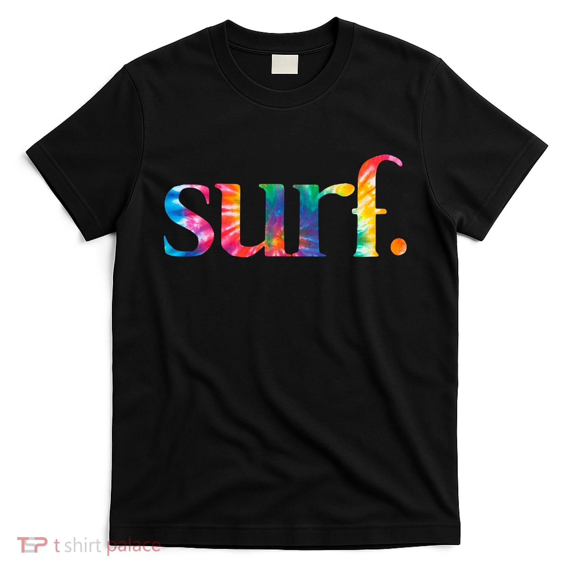 Surf Summer Surfing Rainbow T-Shirt