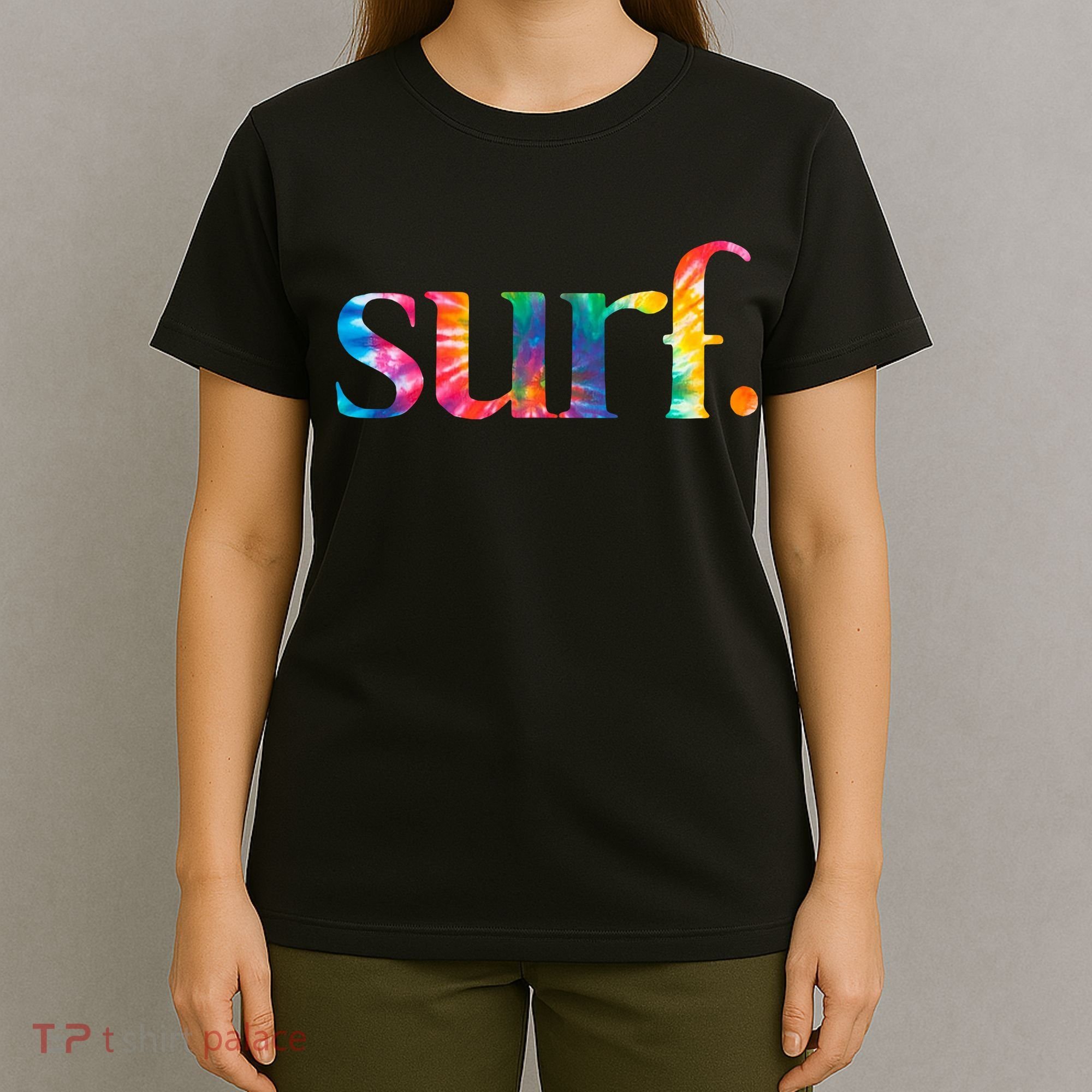 Surf Summer Surfing Rainbow T-Shirt