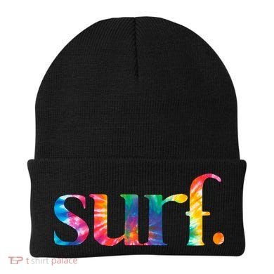 Surf Summer Surfing Rainbow Beanie