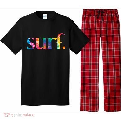 Surf Summer Surfing Rainbow Pajama Set