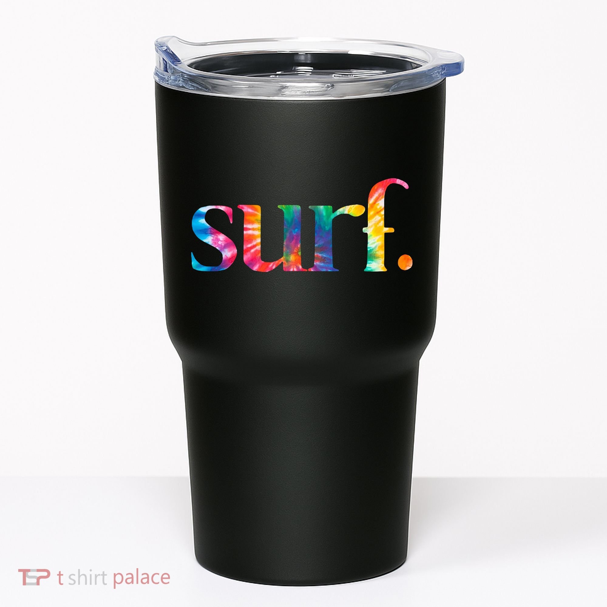 Surf Summer Surfing Rainbow Tumbler