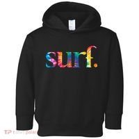Surf Summer Surfing Rainbow Toddler Hoodie thumb 0