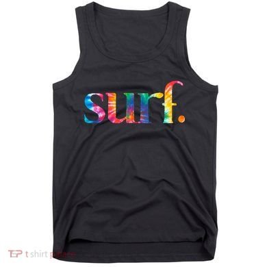 Surf Summer Surfing Rainbow Tank Top