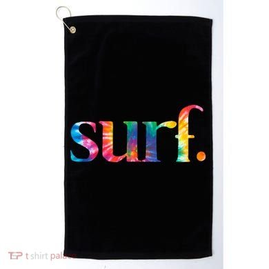 Surf Summer Surfing Rainbow Golf Towel
