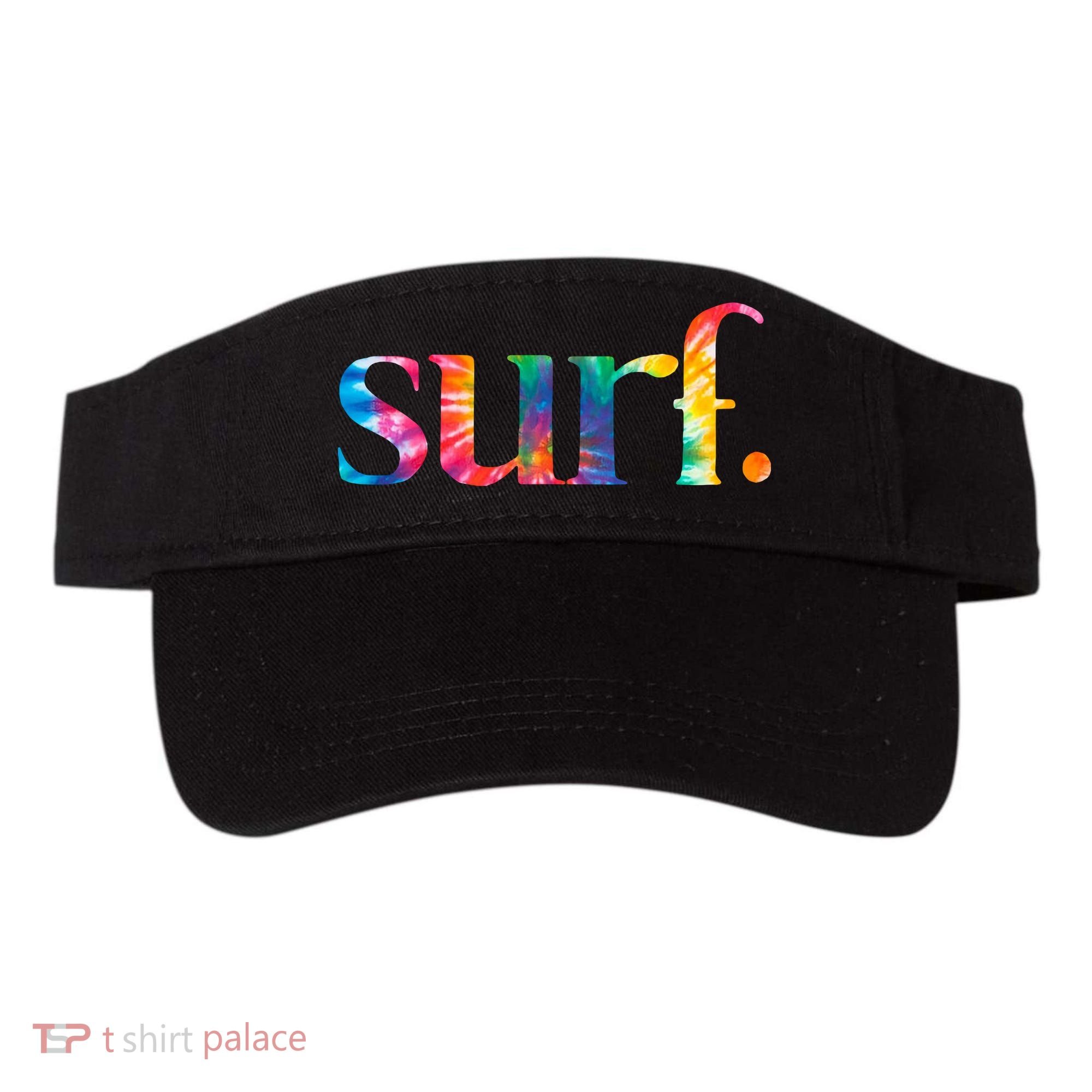 Surf Summer Surfing Rainbow Visor