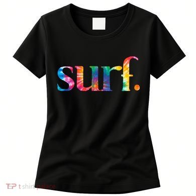 Surf Summer Surfing Rainbow Women's T-Shirt