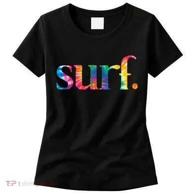 Surf Summer Surfing Rainbow Women's T-Shirt