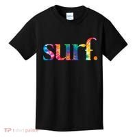 Surf Summer Surfing Rainbow Kids T-Shirt thumb 0