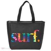 Surf Summer Surfing Rainbow Tote Bag thumb 0