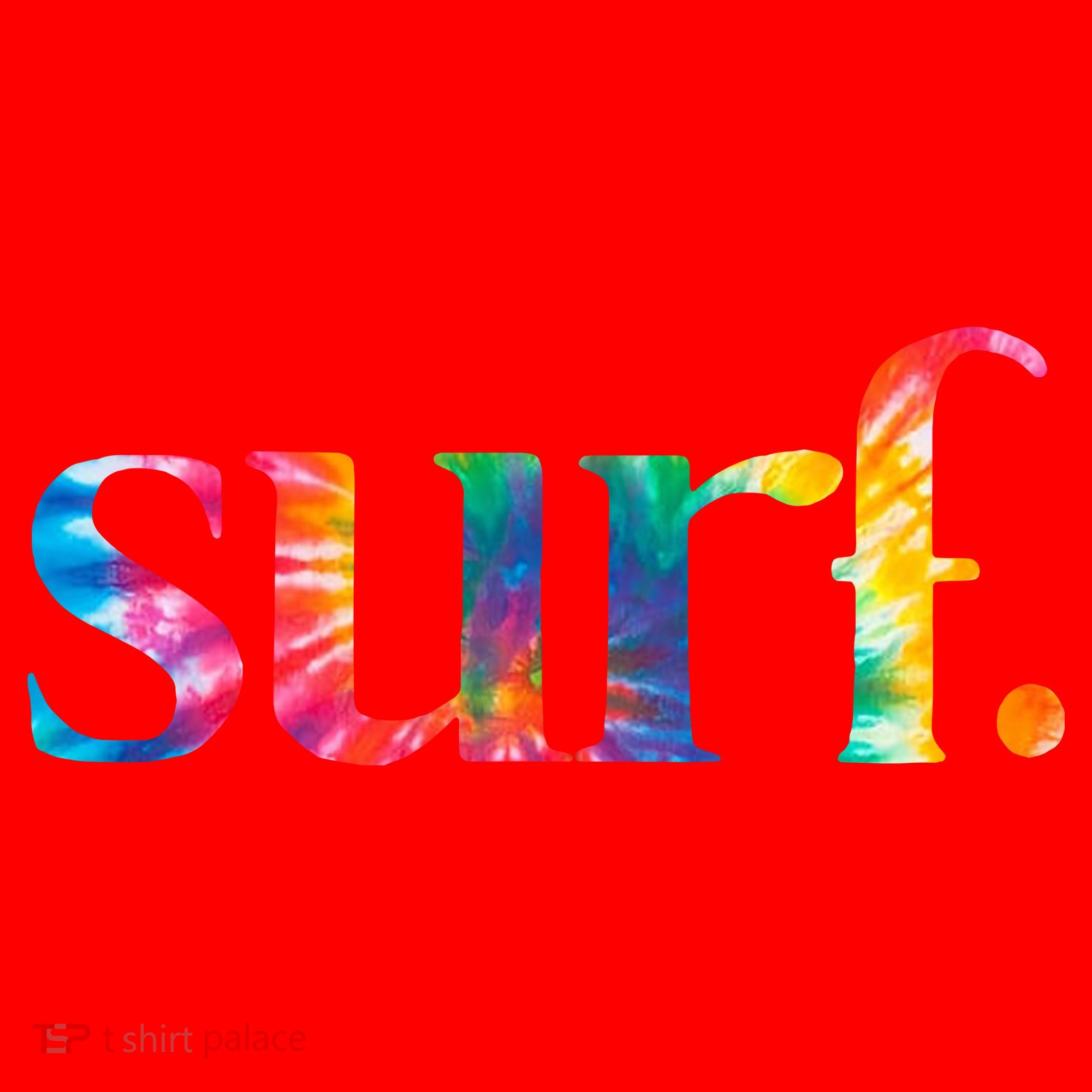 Surf Summer Surfing Rainbow Santa Hat
