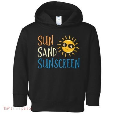 Sun Sand Sunscreen Toddler Hoodie