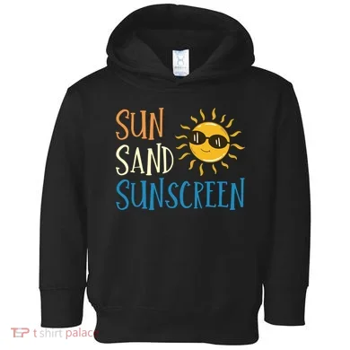 Sun Sand Sunscreen Toddler Hoodie