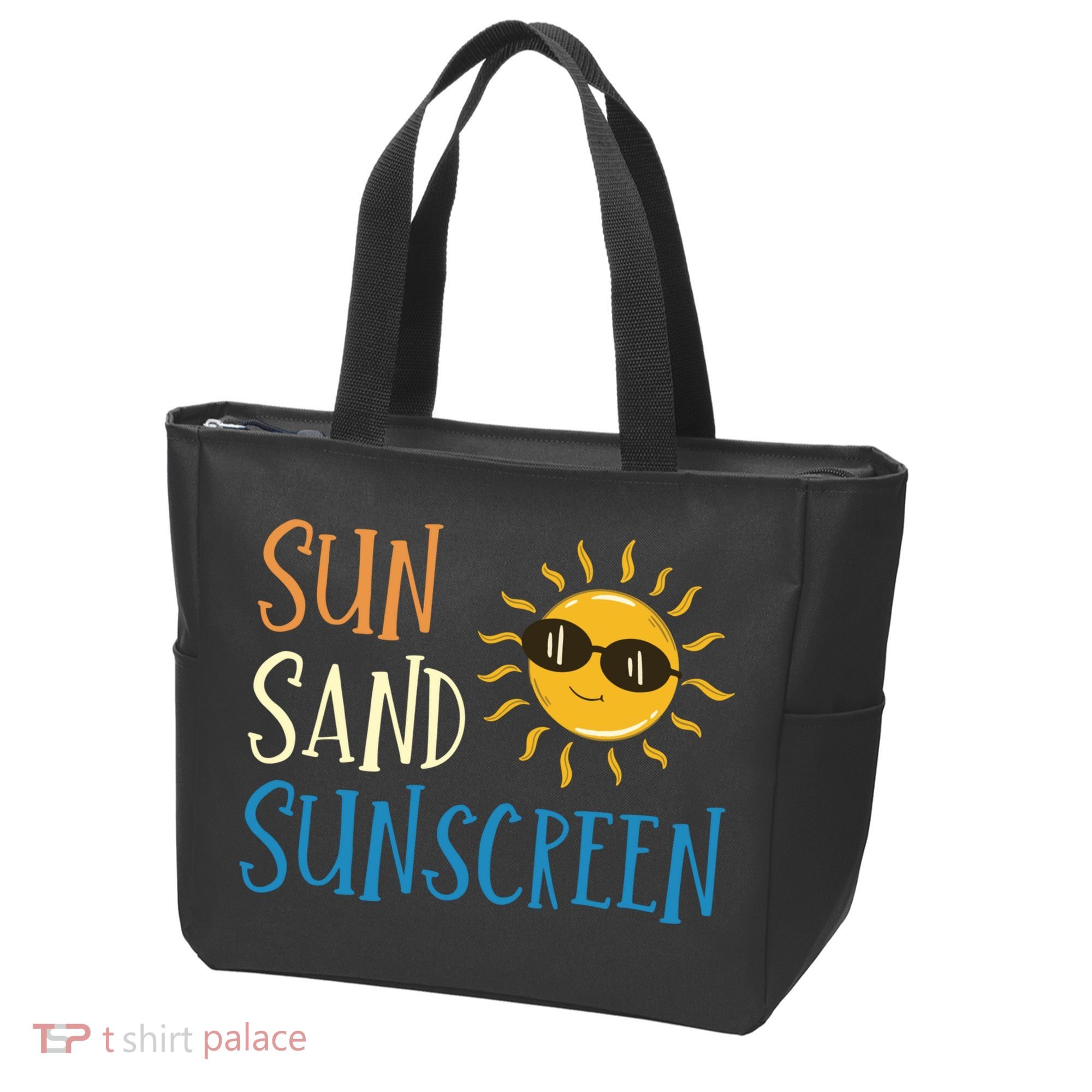 Sun Sand Sunscreen Tote Bag