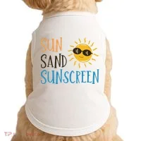 Sun Sand Sunscreen Doggie Tank thumb 0