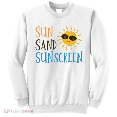 Sun Sand Sunscreen Sweatshirt