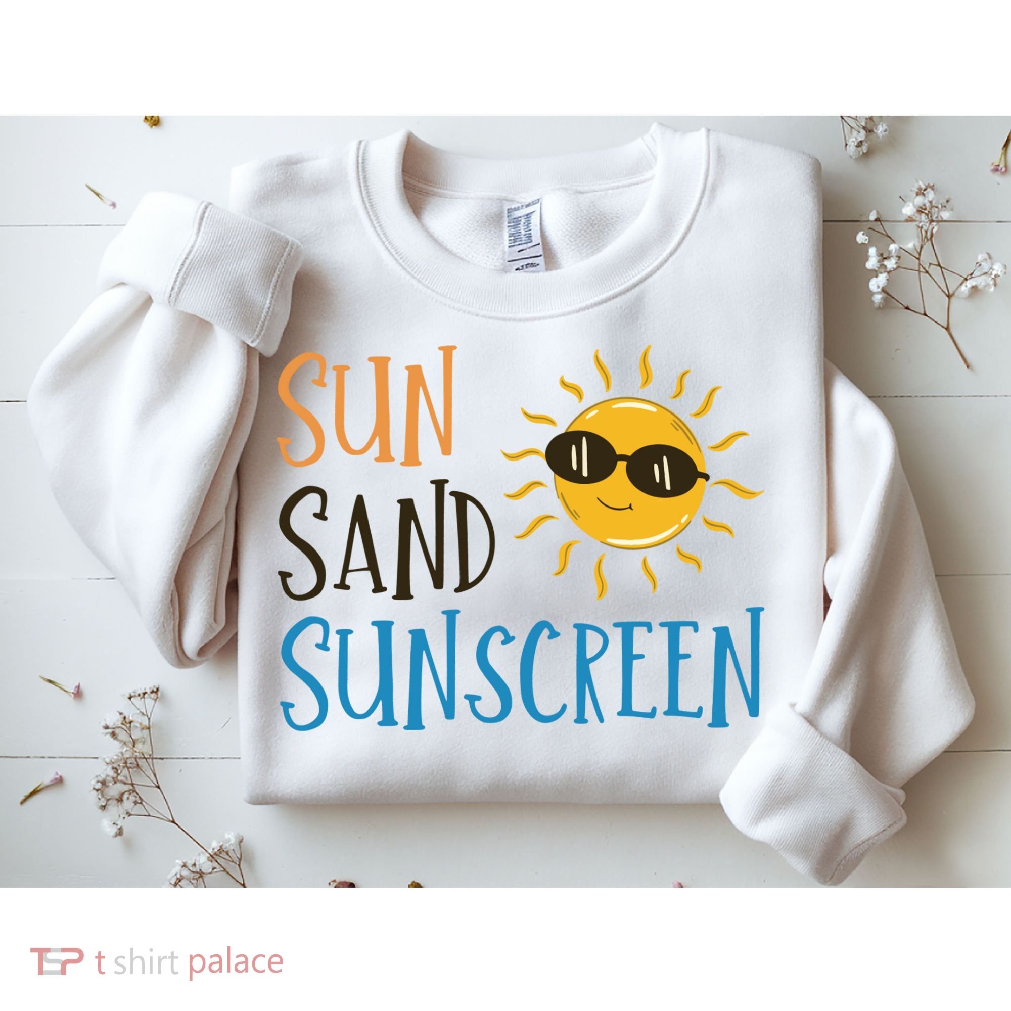 Sun Sand Sunscreen Sweatshirt