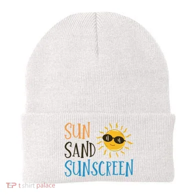 Sun Sand Sunscreen Beanie