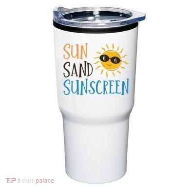Sun Sand Sunscreen Tumbler