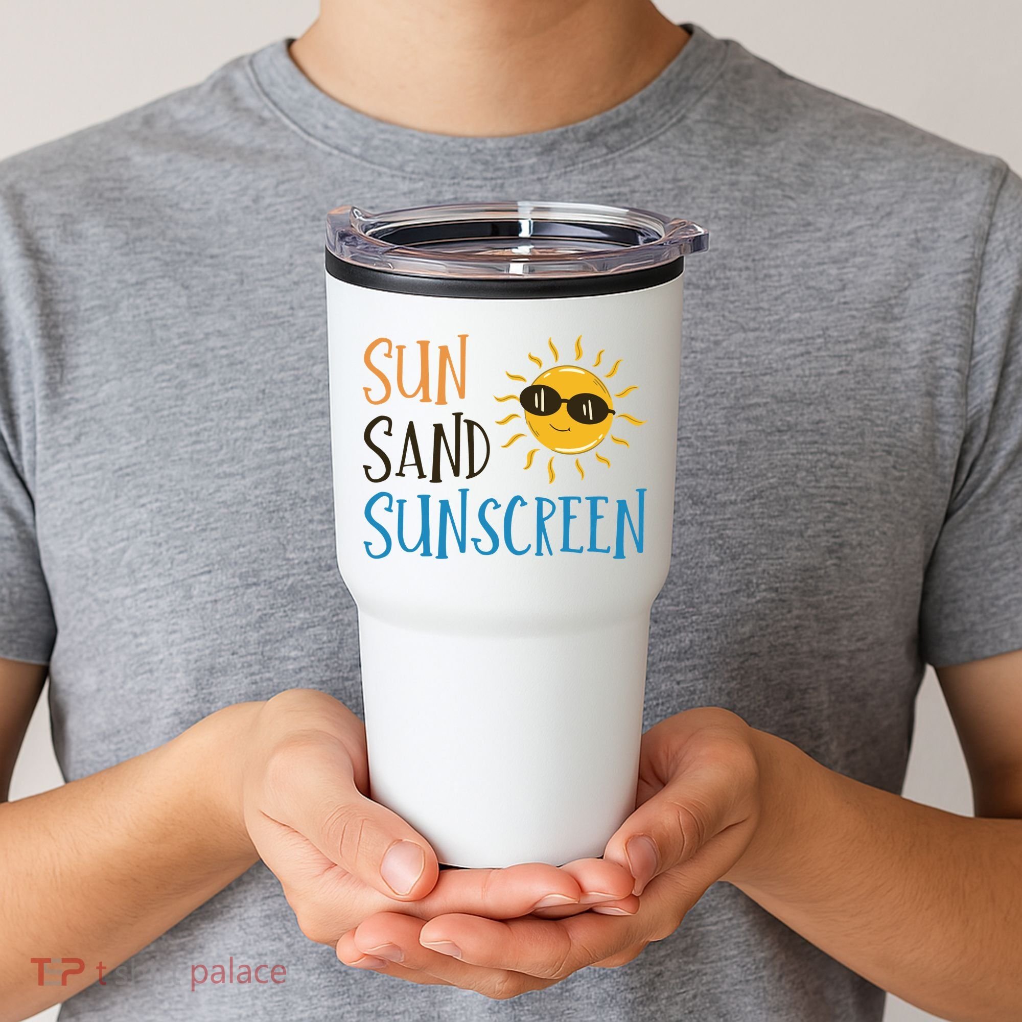 Sun Sand Sunscreen Tumbler