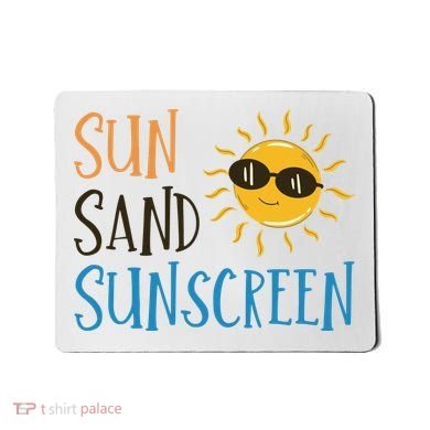 Sun Sand Sunscreen Mousepad