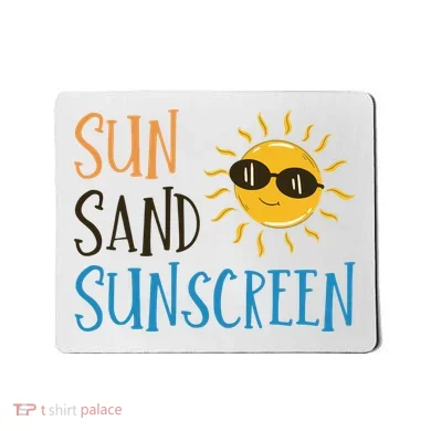 Sun Sand Sunscreen Mousepad