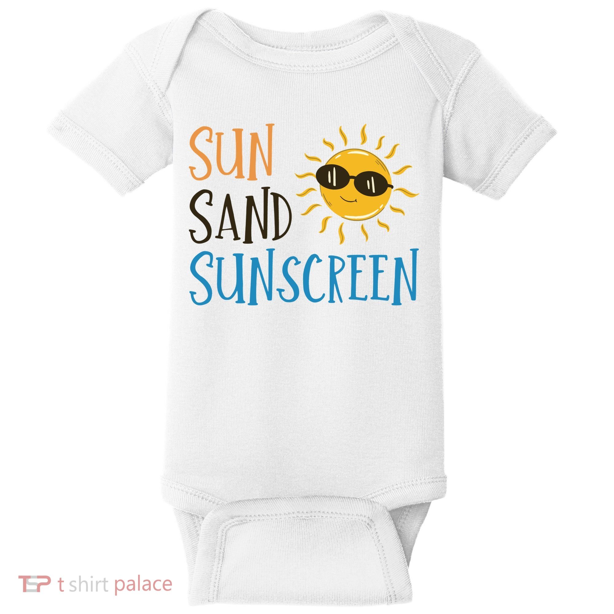 Sun Sand Sunscreen Baby Bodysuit
