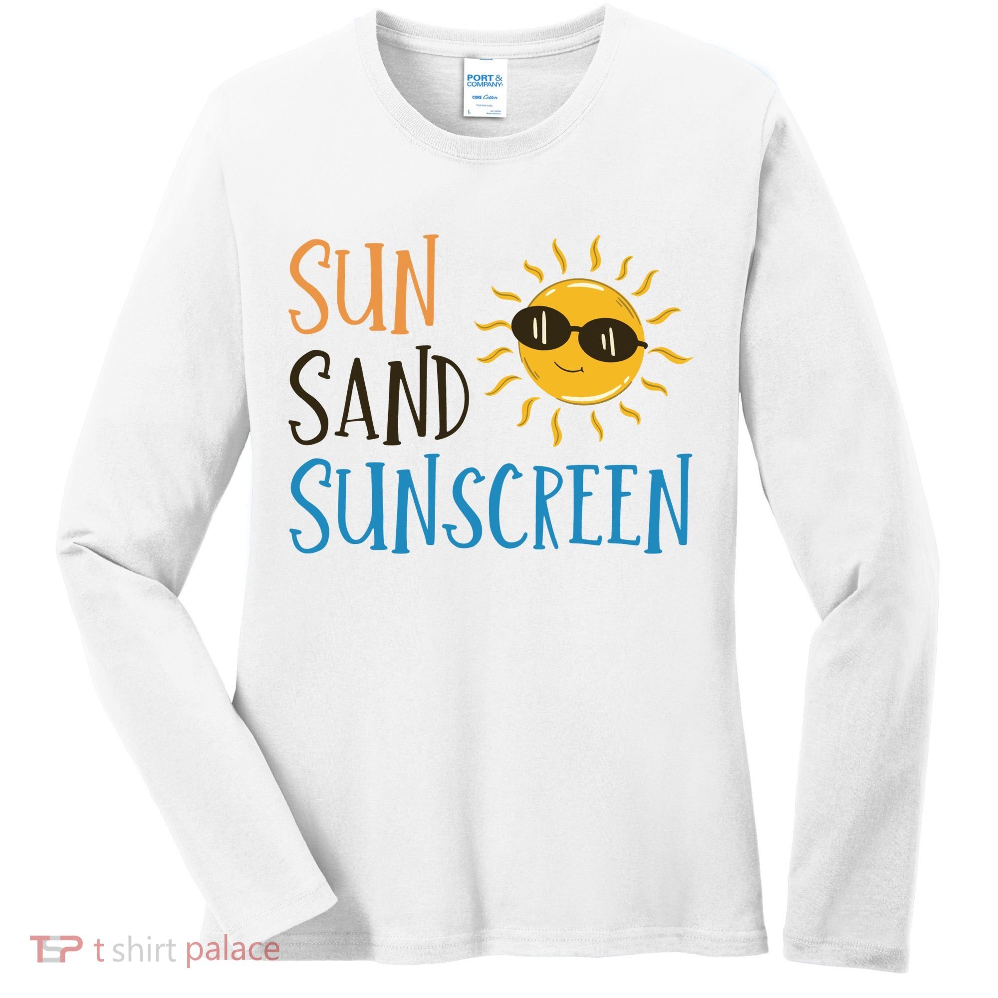 Sun Sand Sunscreen Women's Long Sleeve Shirt